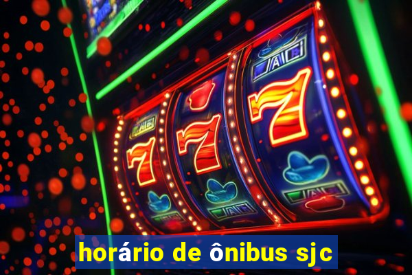 horário de ônibus sjc